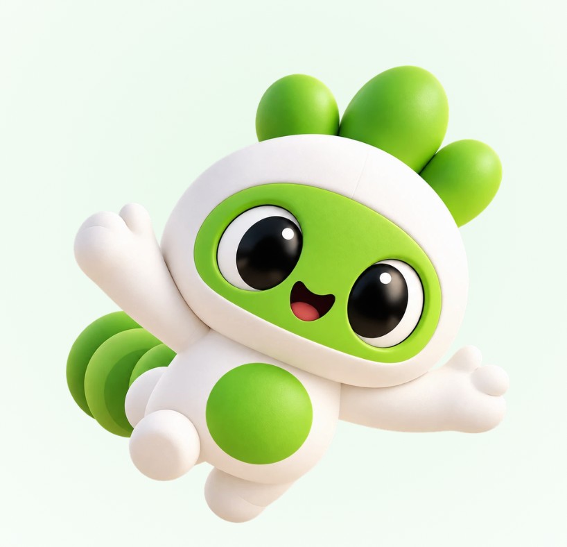 Zee, the Zwini mascot, flying